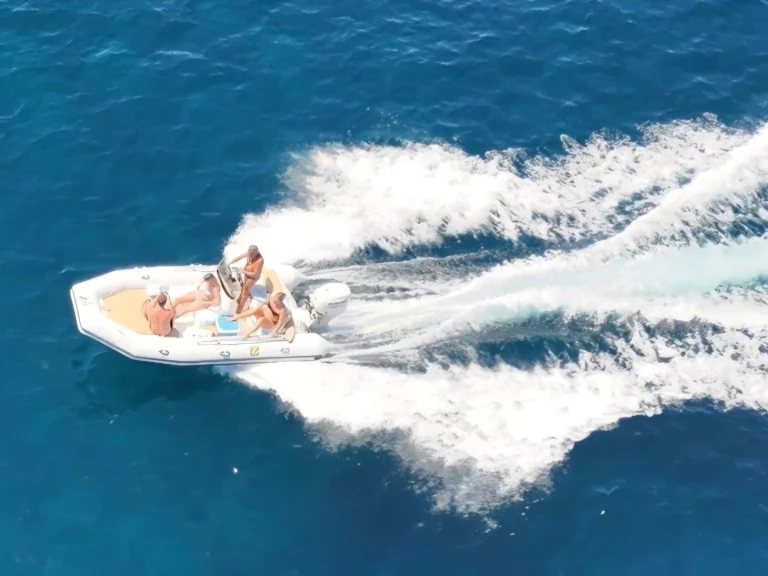 Bareboat Rental RIB Zodiac with a boat licence