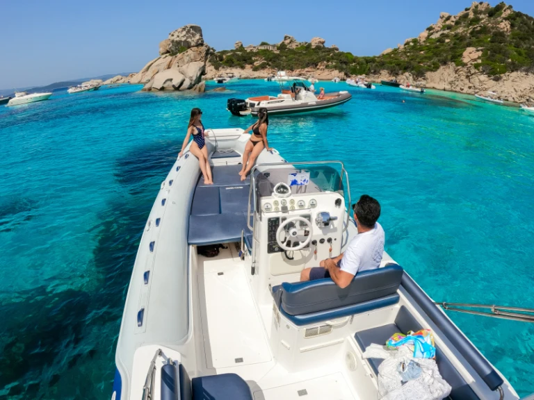 Bareboat Rental RIB Mar-Co with a boat licence