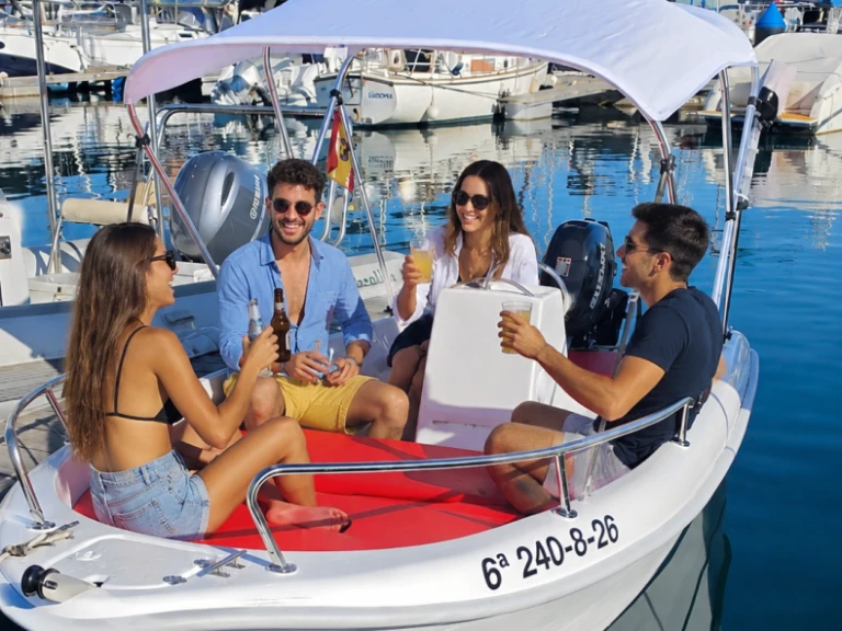 Motorboat rental with or without captain Estable Alicante