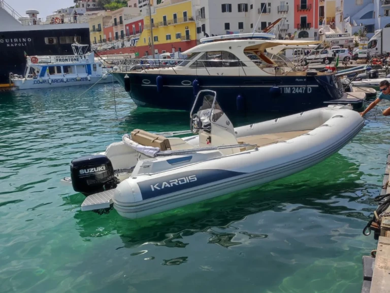 Kardis Kardis Fox 570 charter bareboat or captained in  Ponza