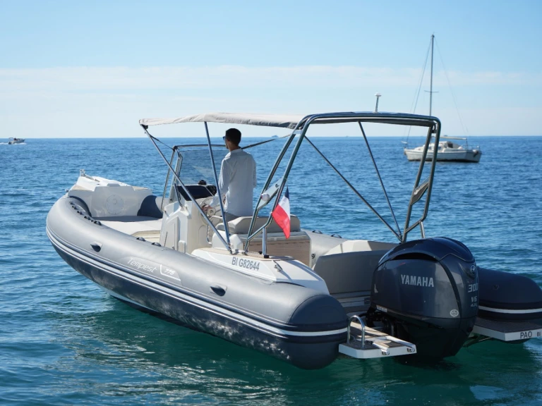 Capelli Tempest 775 charter bareboat or captained in  Golfe-Juan