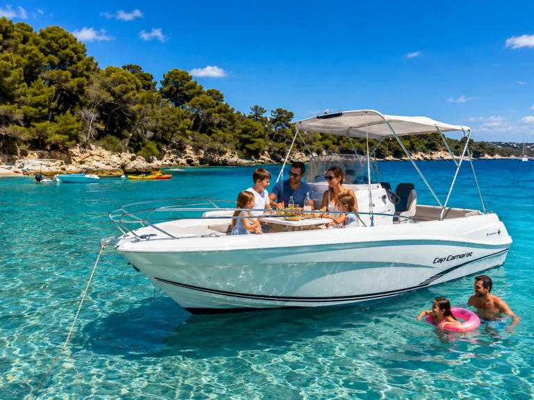 Rent a Jeanneau Cap Camarat 5.5 CC Serie 2 Style Palavas-les-Flots