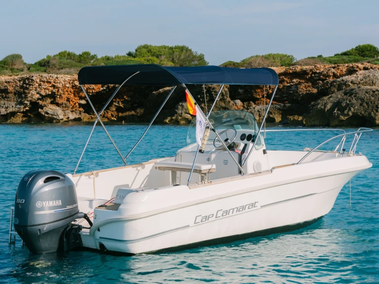 Motorboat for rent Cala en Bosch at the best price