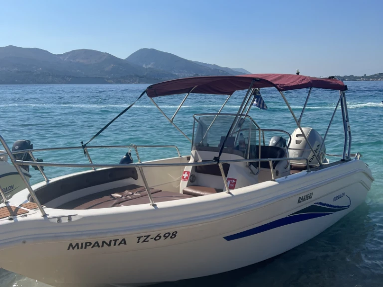 Motorboat rental with or without captain Ranieri Zakynthos
