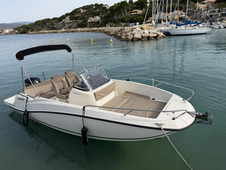 Quicksilver Activ 605 Open charter bareboat or captained in  La Madrague