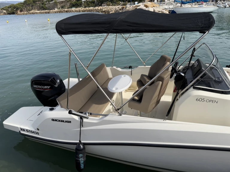 Boat rental Quicksilver Activ 605 Open in La Madrague on Samboat