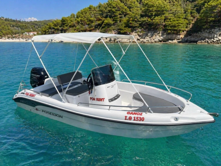 Yacht charter Skiathos cheap Blu Water 170