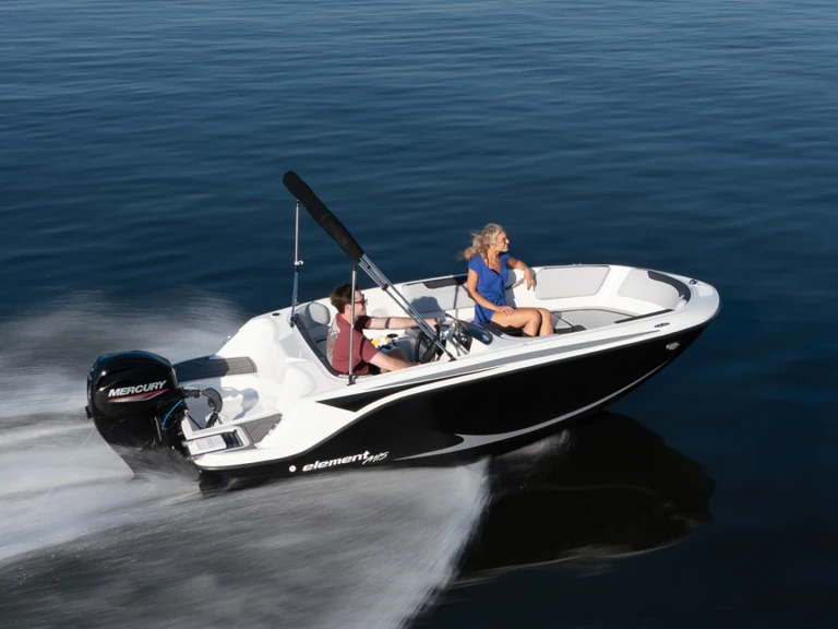 Bareboat Rental Motorboat Bayliner with a boat licence