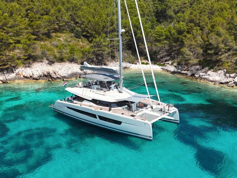 Fountaine Pajot Samana 59 charter bareboat or captained in  Trogir