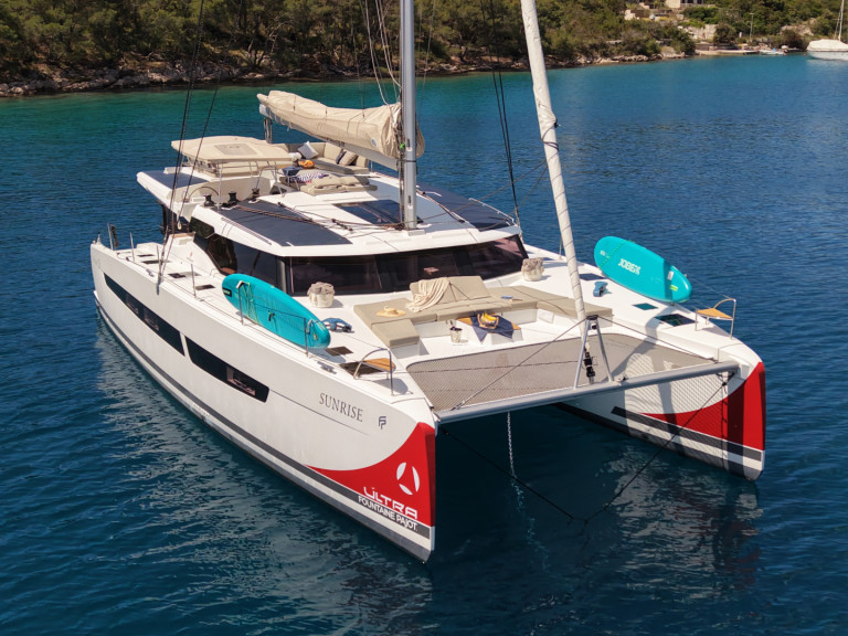Catamaran rental in Seget Donji - Fountaine Pajot Aura 51
