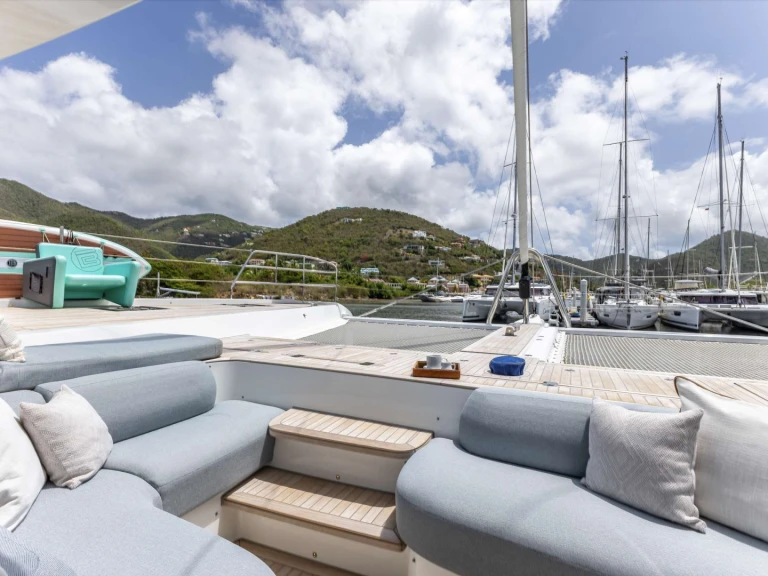 Lagoon AURORA charter bareboat or captained in  British Virgin Islands (BVI)