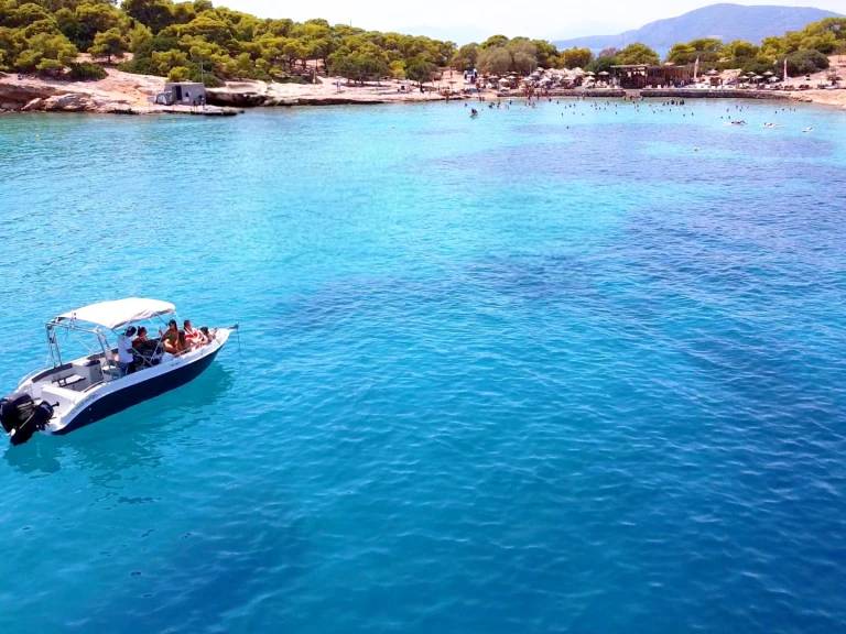 Marine GT23 open charter bareboat or captained in  Lagonisí