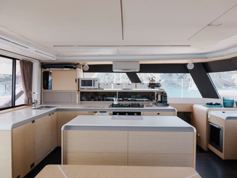 Bareboat Rental Catamaran Fountaine Pajot with a boat licence