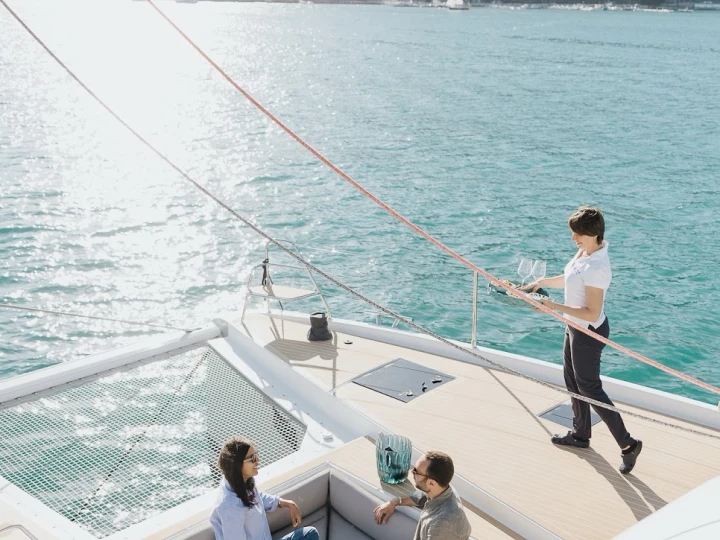 Fountaine Pajot Samana 59 charter bareboat or captained in  La Spezia