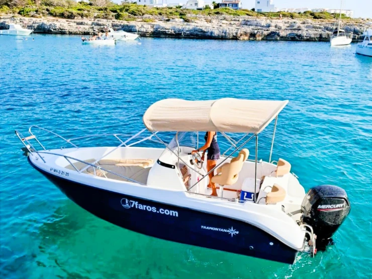 Motorboat rental with or without captain Saver Ciutadella de Menorca