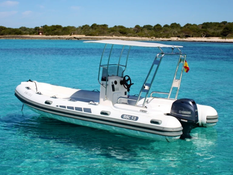 RIB rental with or without captain Colzani-Ricambi Cala en Bosch