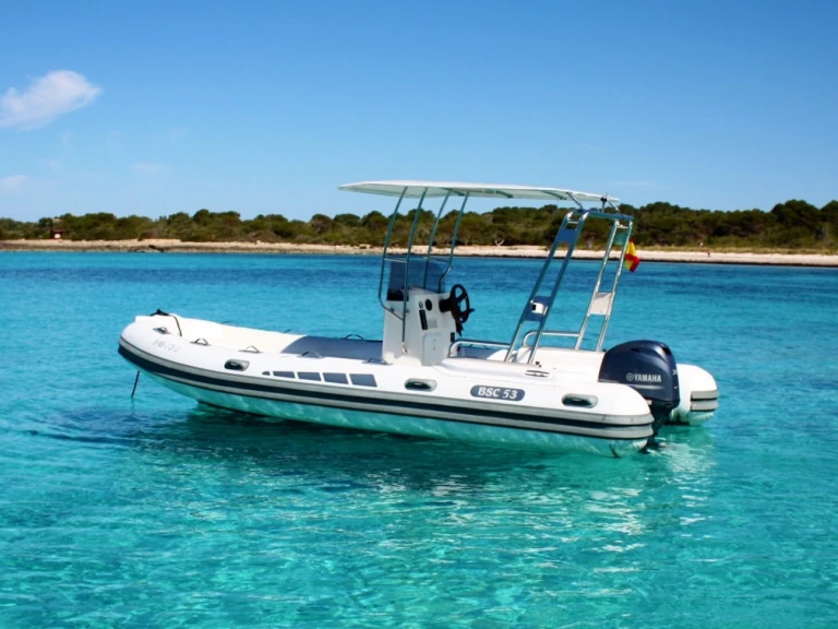 Bareboat Rental RIB Colzani-Ricambi with a boat licence