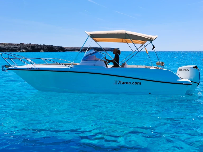 Motorboat rental with or without captain Marion Ciutadella de Menorca
