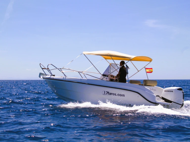 Motorboat rental with or without captain Polyester Yacht Ciutadella de Menorca