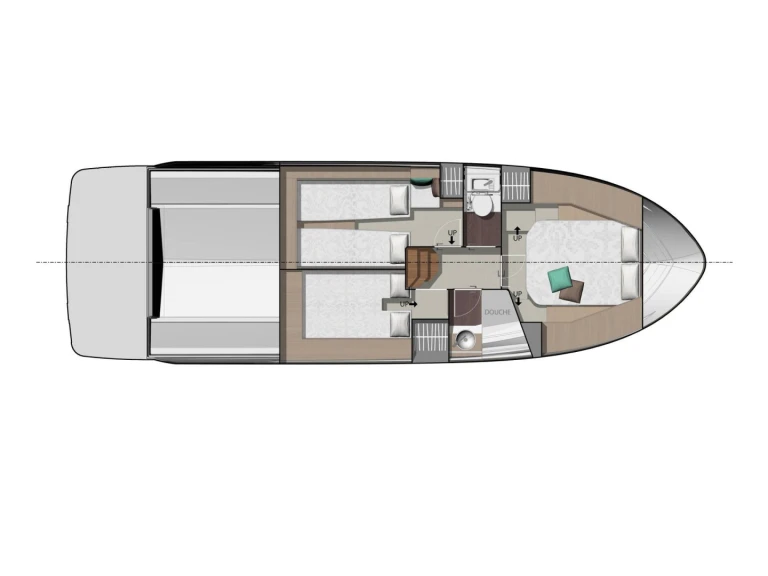 Jeanneau NC 37 charter bareboat or captained in  Naples