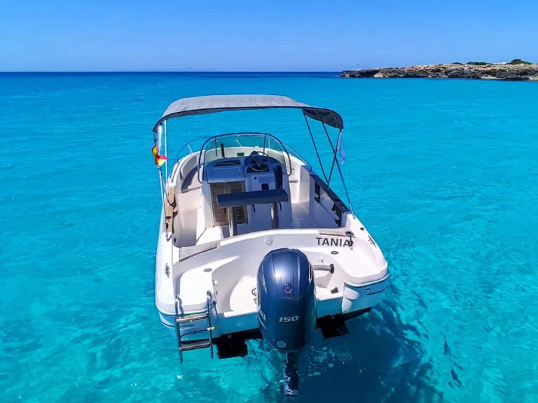 Jeanneau Cap Camarat 625 charter bareboat or captained in  Cala en Bosch