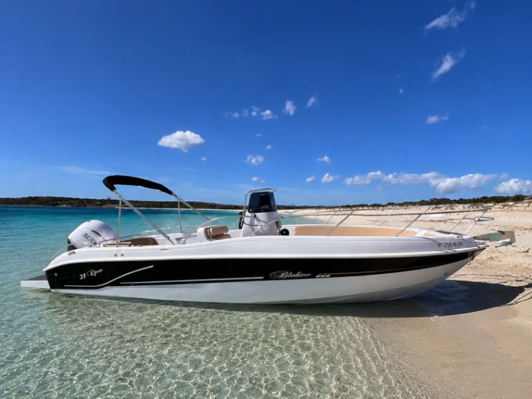 Yacht charter Ibiza Town cheap Bluline 21