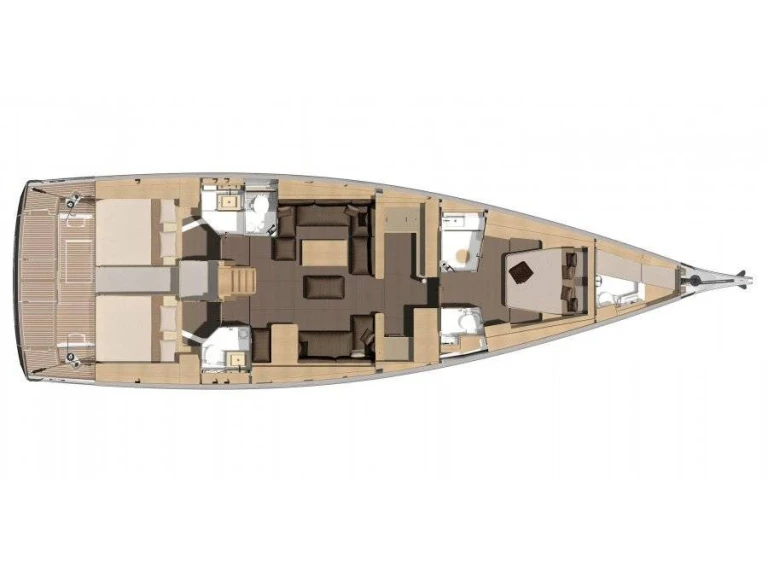Bareboat Rental Sailboat Dufour with a boat licence