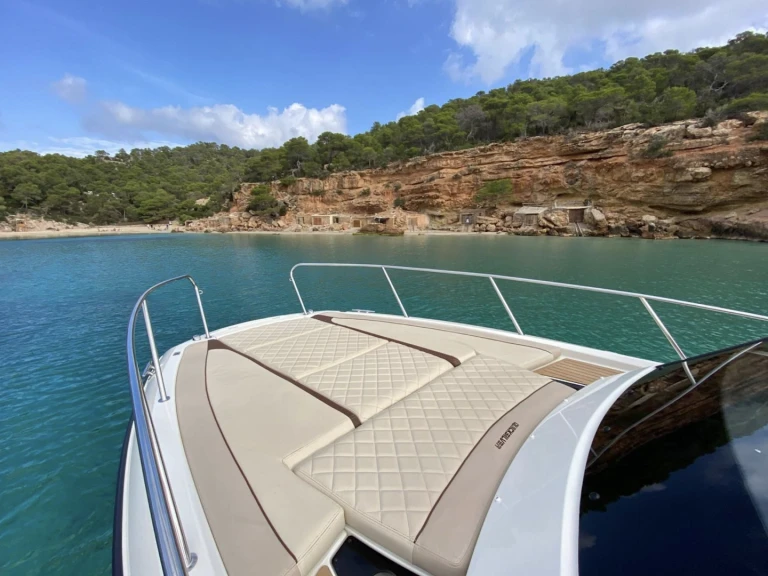 Quicksilver Activ 875 Sundeck charter bareboat or captained in  Sant Antoni de Portmany