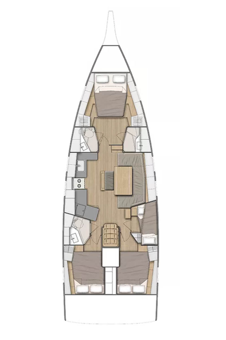 Sailboat rental with or without captain Bénéteau Alimos