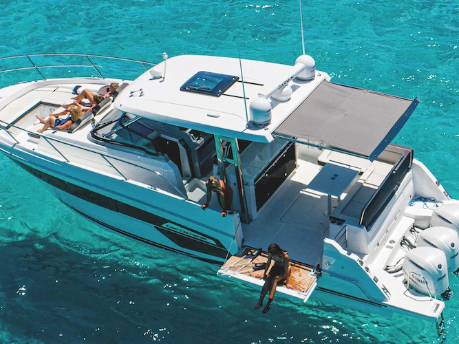 Jeanneau Cap Camarat 12,5 WA charter bareboat or captained in  Herceg Novi