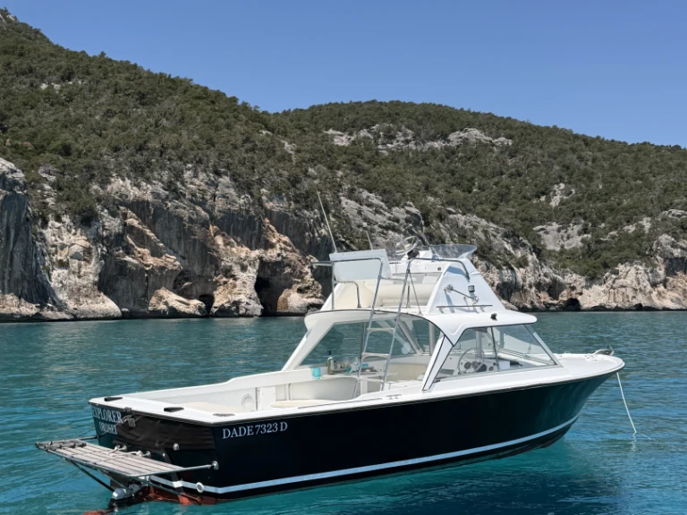 Motorboat rental with or without captain Bertram Orosei