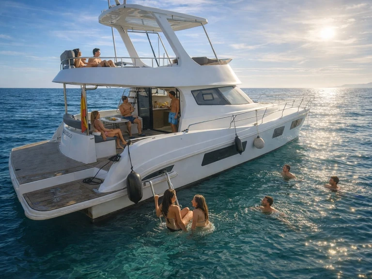 Catamaran rental with or without captain Flash Catamarans Torrevieja