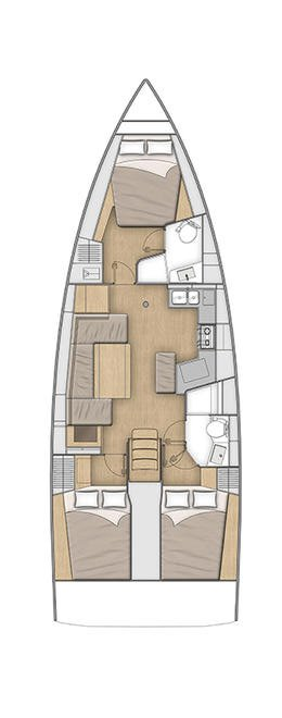 Sailboat rental with or without captain Bénéteau Pula