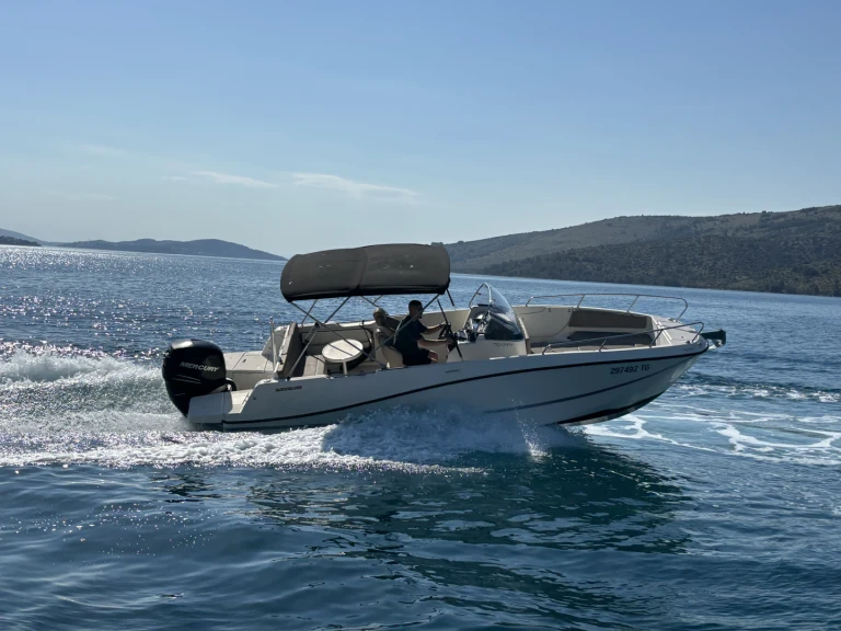 Quicksilver Activ 755 Open charter bareboat or captained in  Trogir