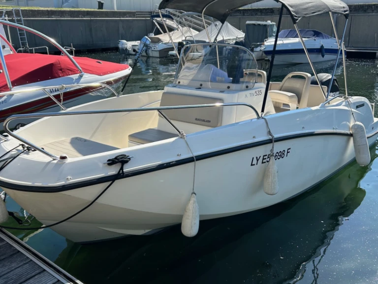 Motorboat rental with or without captain Quicksilver Aix-les-Bains