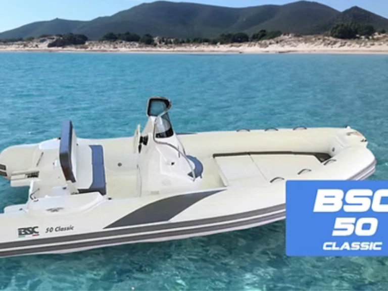 Bareboat Rental RIB Bsc with a boat licence