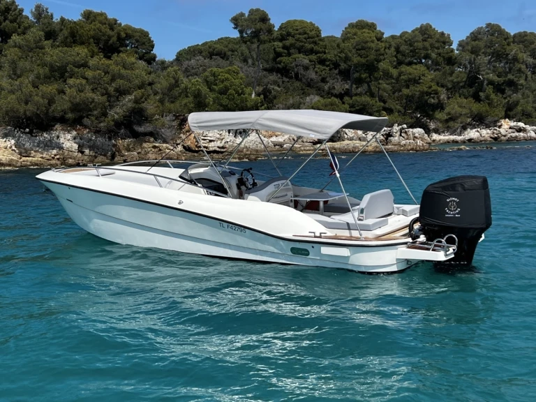 Motorboat rental with or without captain Clear Mandelieu-la-Napoule