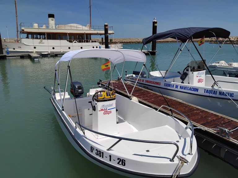 FIBERPLAST  440 Open  charter bareboat or captained in  Spain