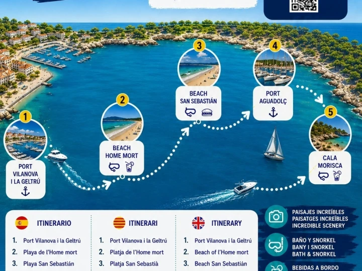Bareboat Rental Motorboat Rio with a boat licence