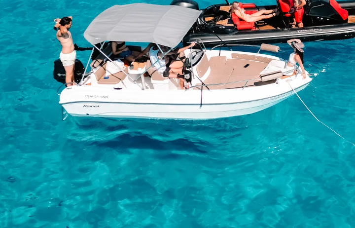 Karel 5.5M charter bareboat or captained in  Préveza