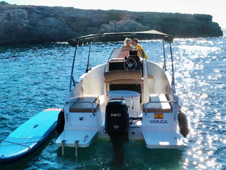 Motorboat rental with or without captain Cattleya Sant Antoni de Portmany