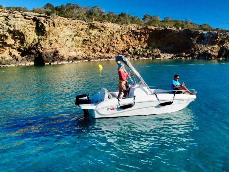 Remus Remus 450 open charter bareboat or captained in  Sant Antoni de Portmany