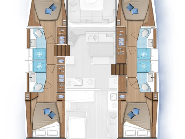 Catamaran rental in Skradin - Lagoon Lagoon 46