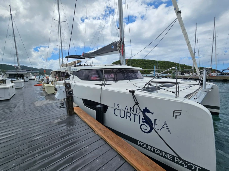 Catamaran rental with or without captain Fountaine Pajot Frenchtown