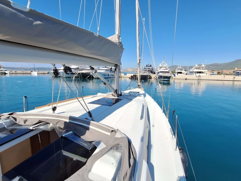 Hanse Hanse 388 charter bareboat or captained in  Kaštela