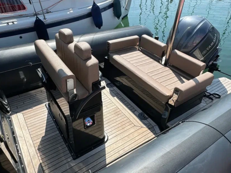 Bareboat Rental RIB Sea Water with a boat licence