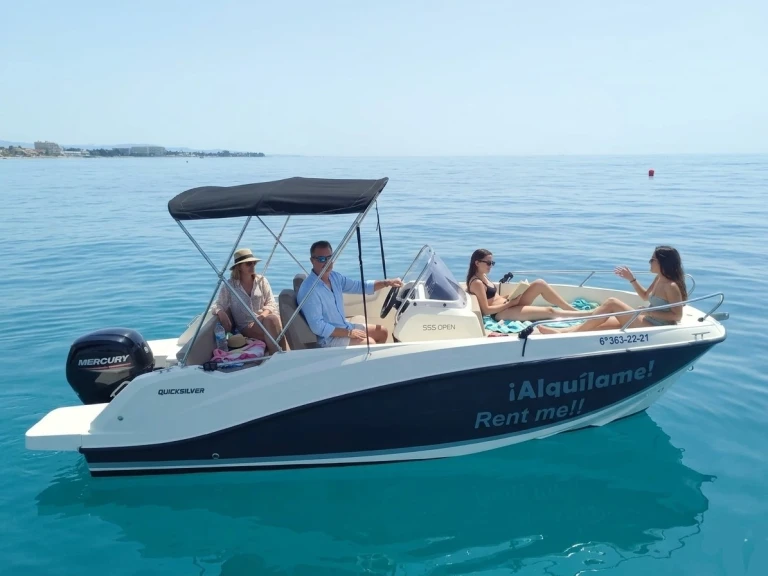 Motorboat rental with or without captain Quicksilver Spain