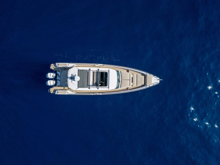 Axopar Axopar 37 Sun-Top charter bareboat or captained in  Naples