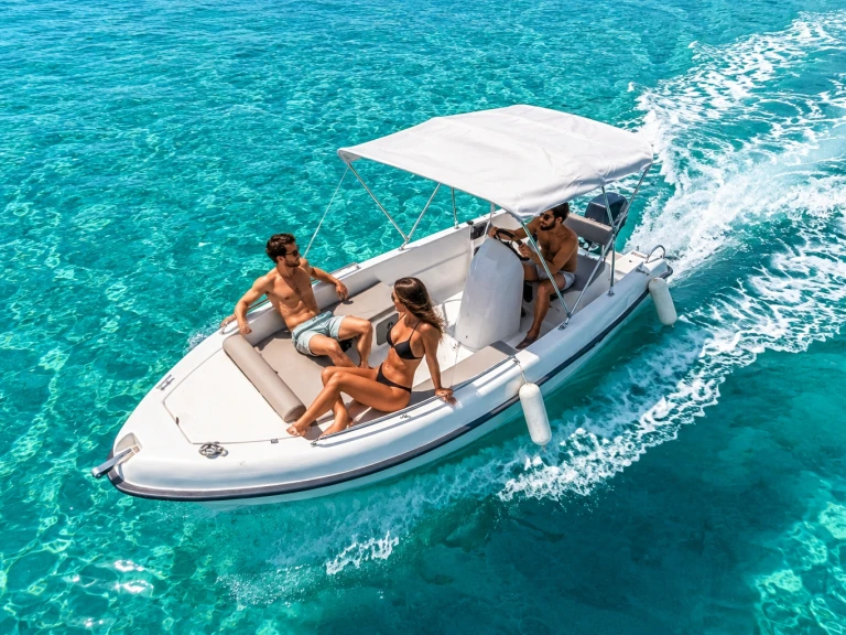 Bareboat Rental Motorboat Karel with a boat licence