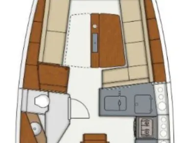 Bareboat Rental Sailboat Hanse with a boat licence